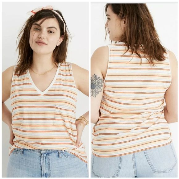 Madewell Tops - Madewell whisper cotton v-neck Tank